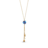 14k Gold | Murano Glass Flowers Necklace