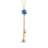 14k Gold | Murano Glass Flowers Necklace