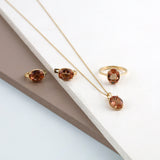 14k Gold | Diaspore Gemstone Necklace