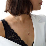 14k Gold | Diaspore Gemstone Necklace