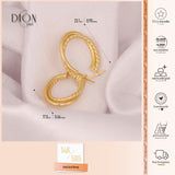 14k Gold | Double Row Earrings