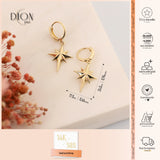 14k Gold | North Star Dangle Earrings