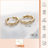 14k Gold | Huggie Circle Earrings