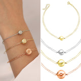 10K Gold Ball Urn Bracelet