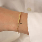 10K Gold Bar Urn Bracelet