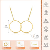 14k Gold | Circle Knot Necklace