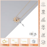 14k Gold | Daisy Charm Necklace