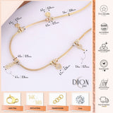 14k Gold | Charm Necklace & Italian Tube Chain Necklace