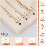 14k Gold | Double Curb Vienna Chain Necklace