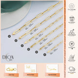 14k Gold | Paperclip Necklace