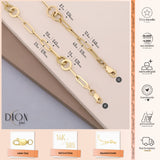 14k Gold | Paperclip & Round Link Chain Necklace