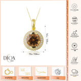 14k Gold | Paved Diaspore Gemstone Necklace