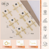 14k Gold | Puffy Crucifix Necklace