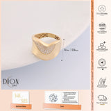 14k Gold | Inclined Fore Finger Ring