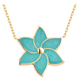 14k Gold | Luminous Jasmine Flower Necklace