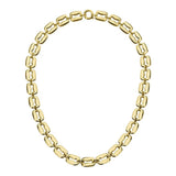 14k Gold | Chunky Coffee Bean Chain Necklace