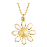 14k Gold | Tiny Daisy Necklace