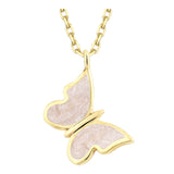 14k Gold | Minimal Butterfly Necklace