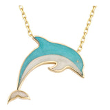 14k Gold | Glow in the Dark Dolphin Necklace