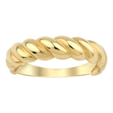 14k Gold | Twisted Dome Rope Ring