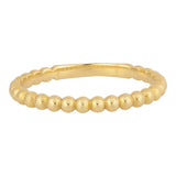 14k Gold | Beaded Ring