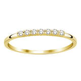 8k - 14k - 18k Gold | Semi Eternity Diamond Band Ring