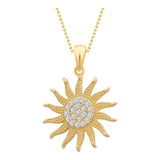 14k Gold | Sunshine Pendant Necklace