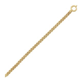 14k Gold | Rope - Wheat Chain Bracelet with Sailor Lock Clasp