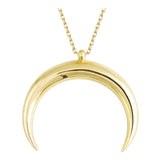 14k Gold | Crescent Moon Necklace