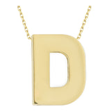 10k Gold | Initial Letter Necklace