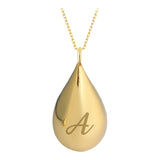 14k Gold | Teardrop Cremation Urn / Ash Holder Necklace