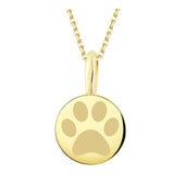 14k Gold | Disc Cremation Urn / Ash Holder Necklace