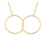 14k Gold | Circle Knot Necklace