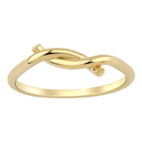 14k Gold | Twist Bagel Ring