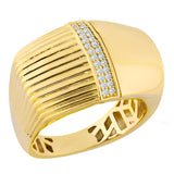 14k Gold | Thick Fore Finger Ring