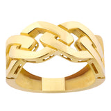 14k Gold | Thick Chain Ring