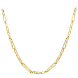 14k Gold | Thick Barleycorn Chain Necklace