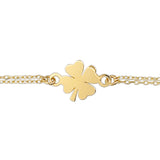 14k Gold | Four-Leaf Clover Bracelet