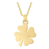 14k Gold | Clover Leaf Minimal Necklace