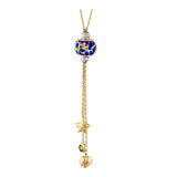 14k Gold | Murano Glass Flowers Necklace