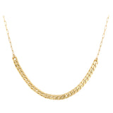 14k Gold | Thin Cuban Chain & Paperclip Necklace