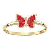 14k Gold | Butterfly Ring