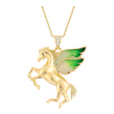 14k Gold | Pegasus Necklace