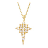 14k Gold | Little Polar Star Necklace