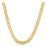 14k Gold | Bismarck Mesh Chain Necklace