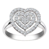 8k - 14k - 18k Gold | Multi Heart Diamond Ring