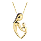 14k Gold | Mother & Baby Necklace