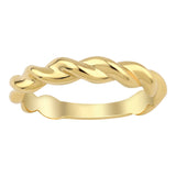 14k Gold | Twisted Rope Wavy Ring