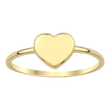 14k Gold | Engravable Heart Ring