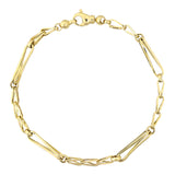 14k Gold | Barleycorn Chain Bracelet